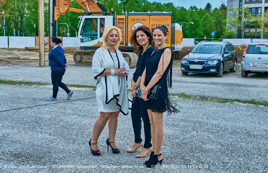 11. Mai 2017 - Grundsteinlegung für die LOGE und dem Kulturquadrat in Neuperlach